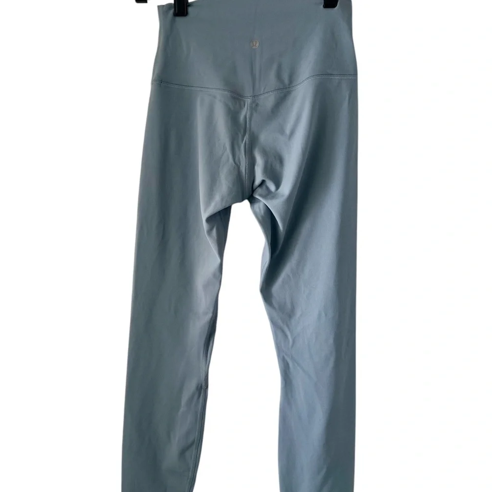 Lululemon High-Waisted Leggings - Pwbe Powder Blue Size 4 - Picture 7 of 13